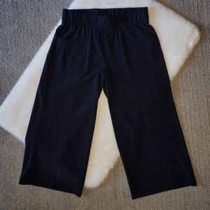 T by Talbots Wide Leg Crop Navy Dress Pants X-Small